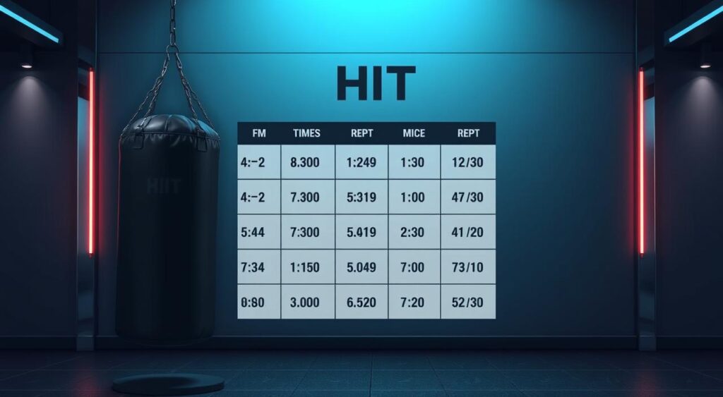 HIIT workout structure
