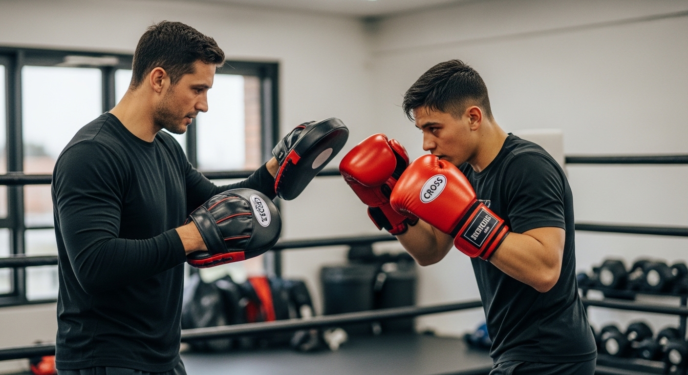 Fundamental boxing techniques and basic combinations for boxing workouts
